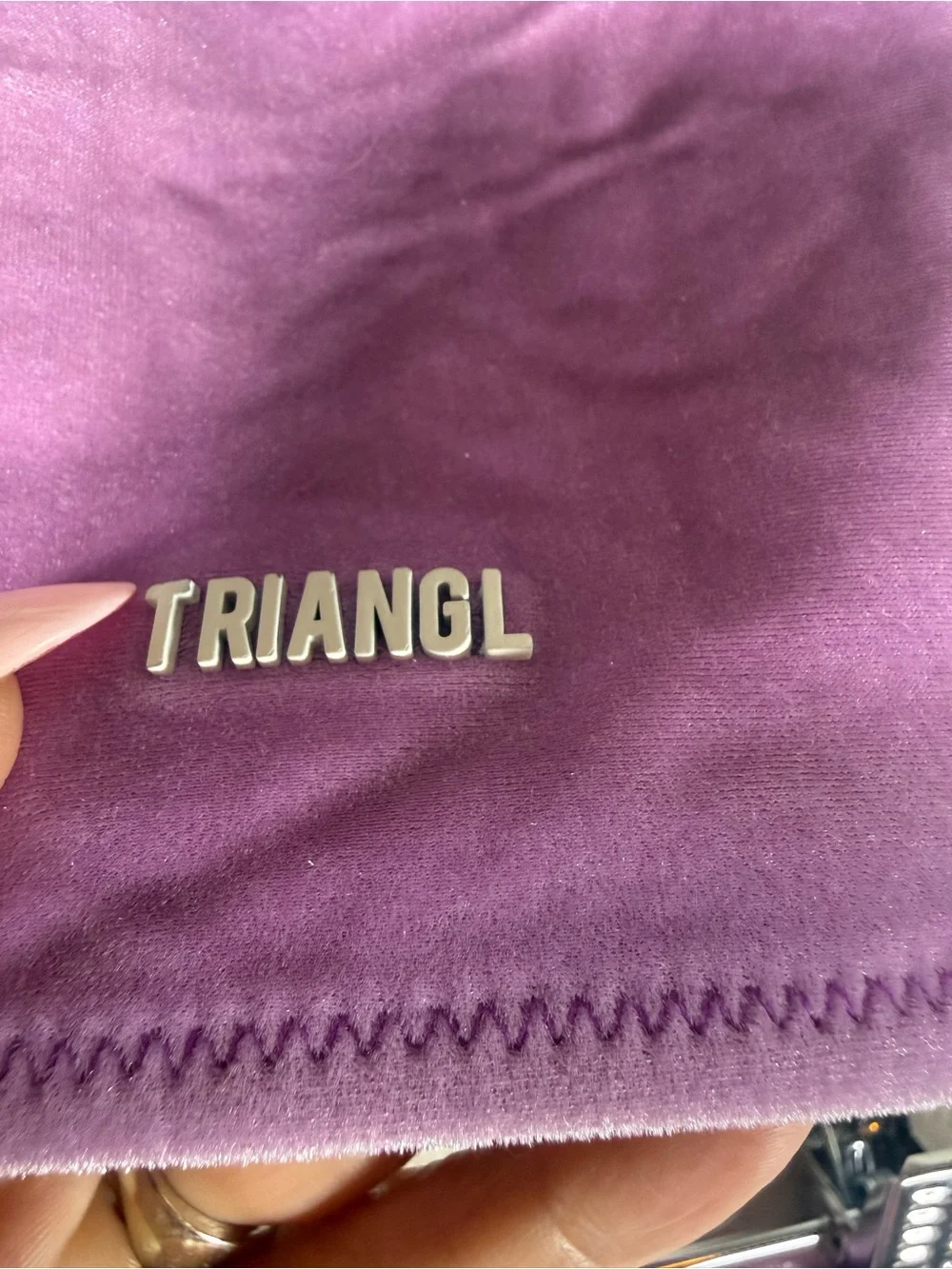 triangl swimwear Lavender Purple Bikini Set